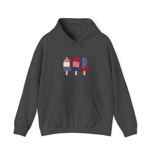 American Patriot Graphic Hoodie — Patriotic Fourth of July Sweatshirt.