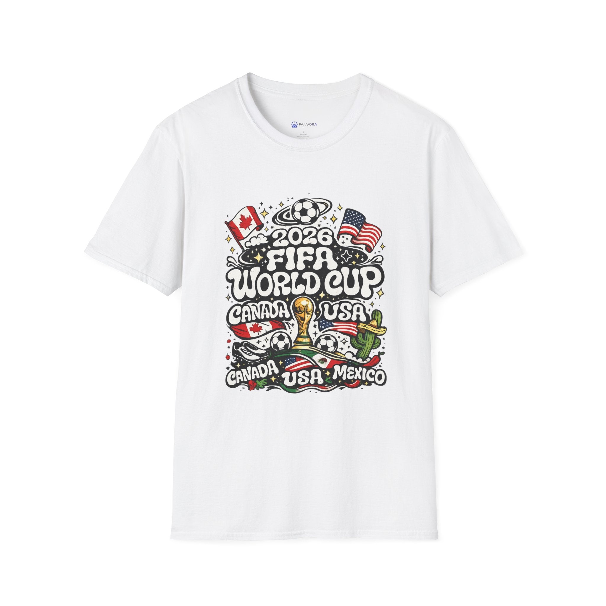 soccer T-Shirt — Canada USA Mexico Fans Shirt