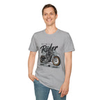 Rebel Rider Motorcycle T-Shirt — Vintage Biker Graphic Tee