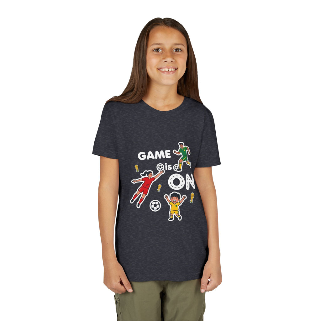 Kids Soccer Players T-Shirt 2026— Youth Football Team Tee