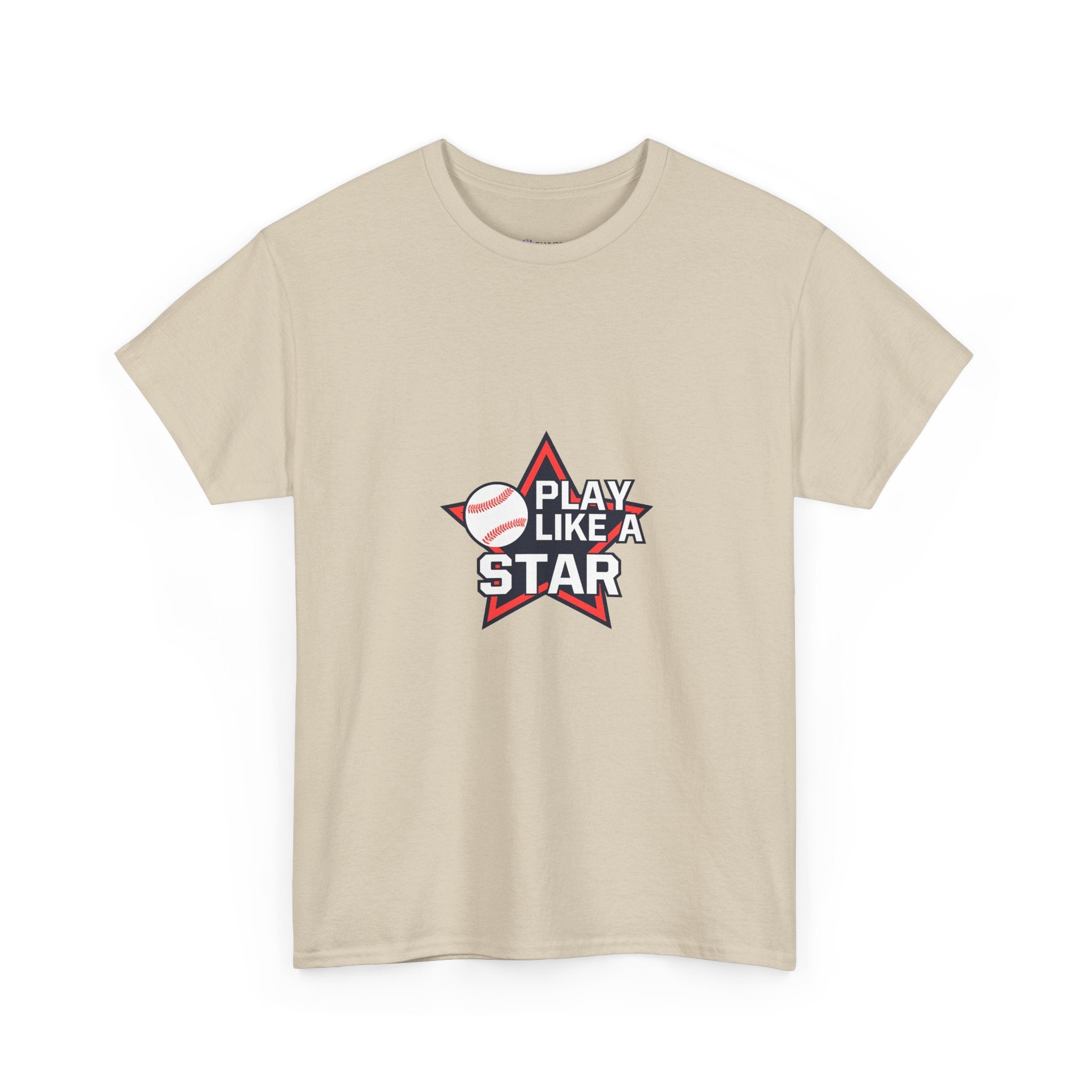 Play Like a Star Baseball Tee — Kids & Youth Sports Shirt