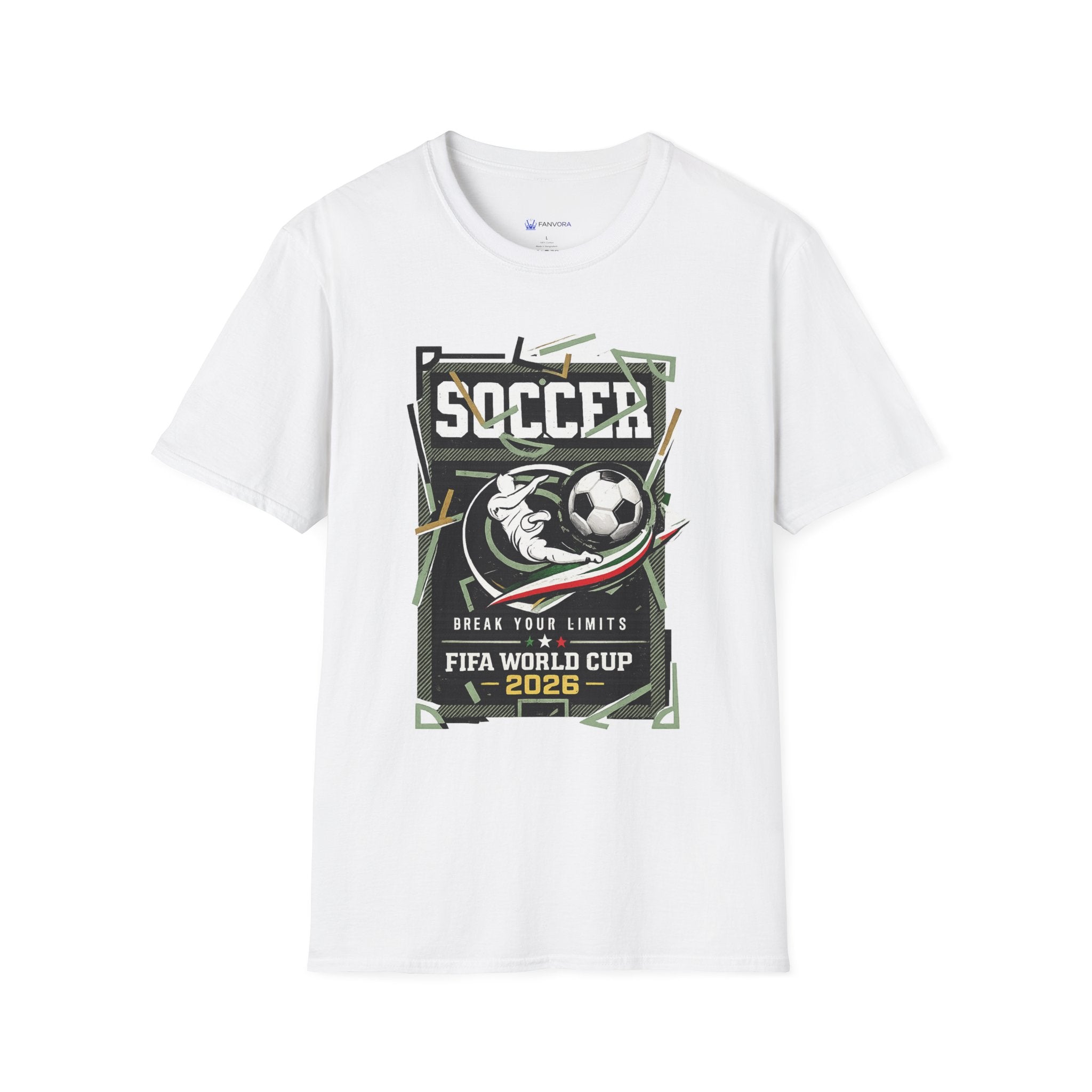 Soccer Cup 2026 Graphic T‑Shirt — Vintage Team Crest Soccer Tee