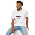 T-Shirt — Pixel Heart "You Have One Life" Graphic Tee