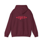 Valentine Hearts Hoodie — "I Only Have Eyes for You" Romantic Pullover.