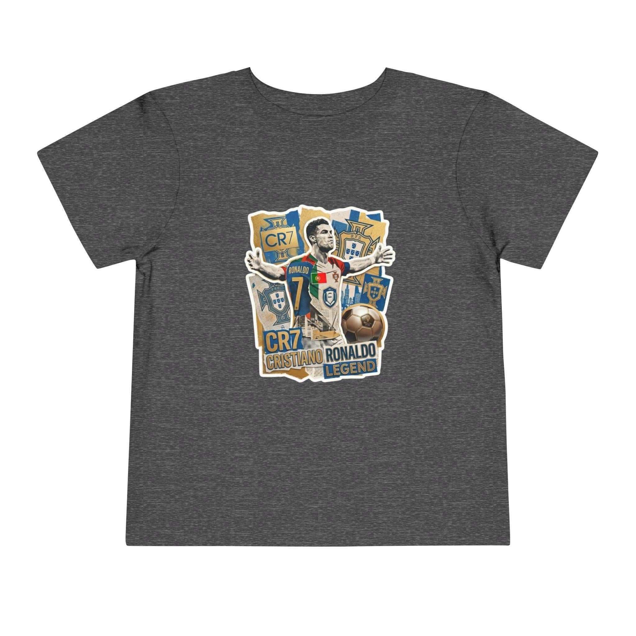 CR7 Fan Inspired Toddler Soccer T‑Shirt — Kids Football Fan Tee.