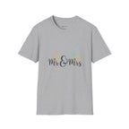 Mr & Mrs Wedding T‑Shirt — Bridal Rings Engagement Tee