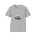 Birthday Cake T-Shirt — "Happy Birthday to You" Cute Candle Design