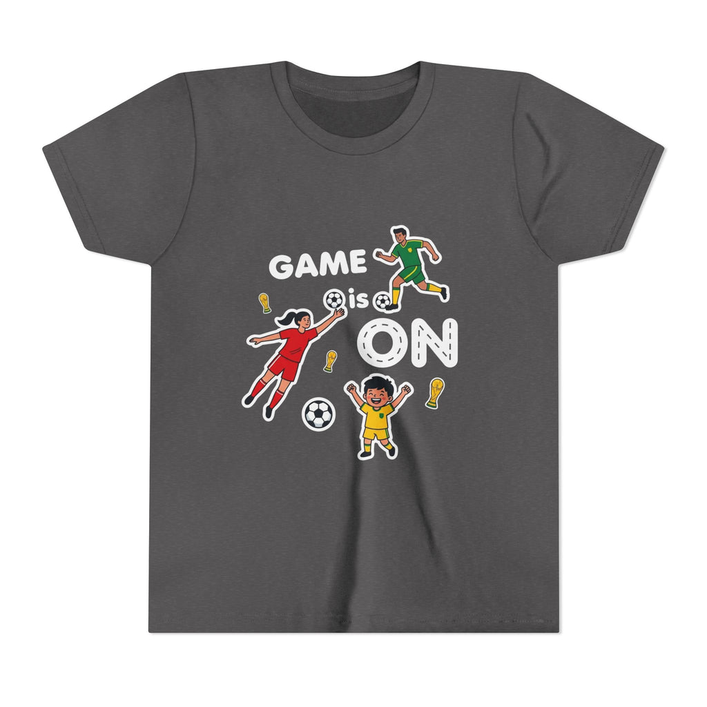 Kids Soccer Players T-Shirt 2026— Youth Football Team Tee