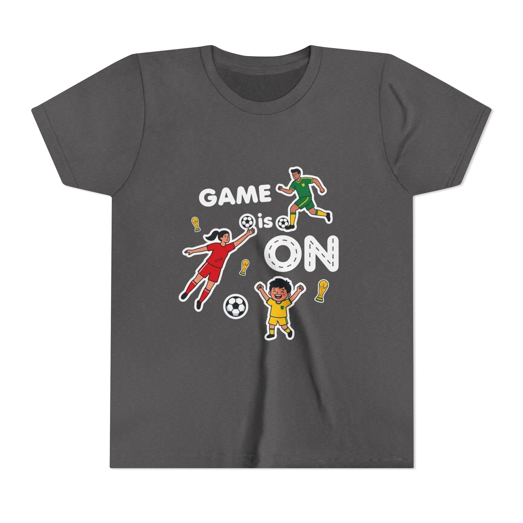 Kids Soccer Players T-Shirt 2026— Youth Football Team Tee