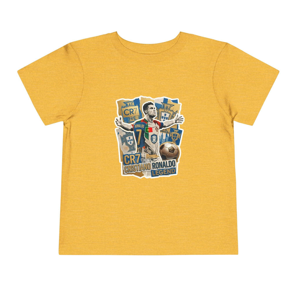 CR7 Fan Inspired Toddler Soccer T‑Shirt — Kids Football Fan Tee.