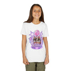 Girls' 5th Birthday Tee - 'Happy Birthday' Glitter Stars Design