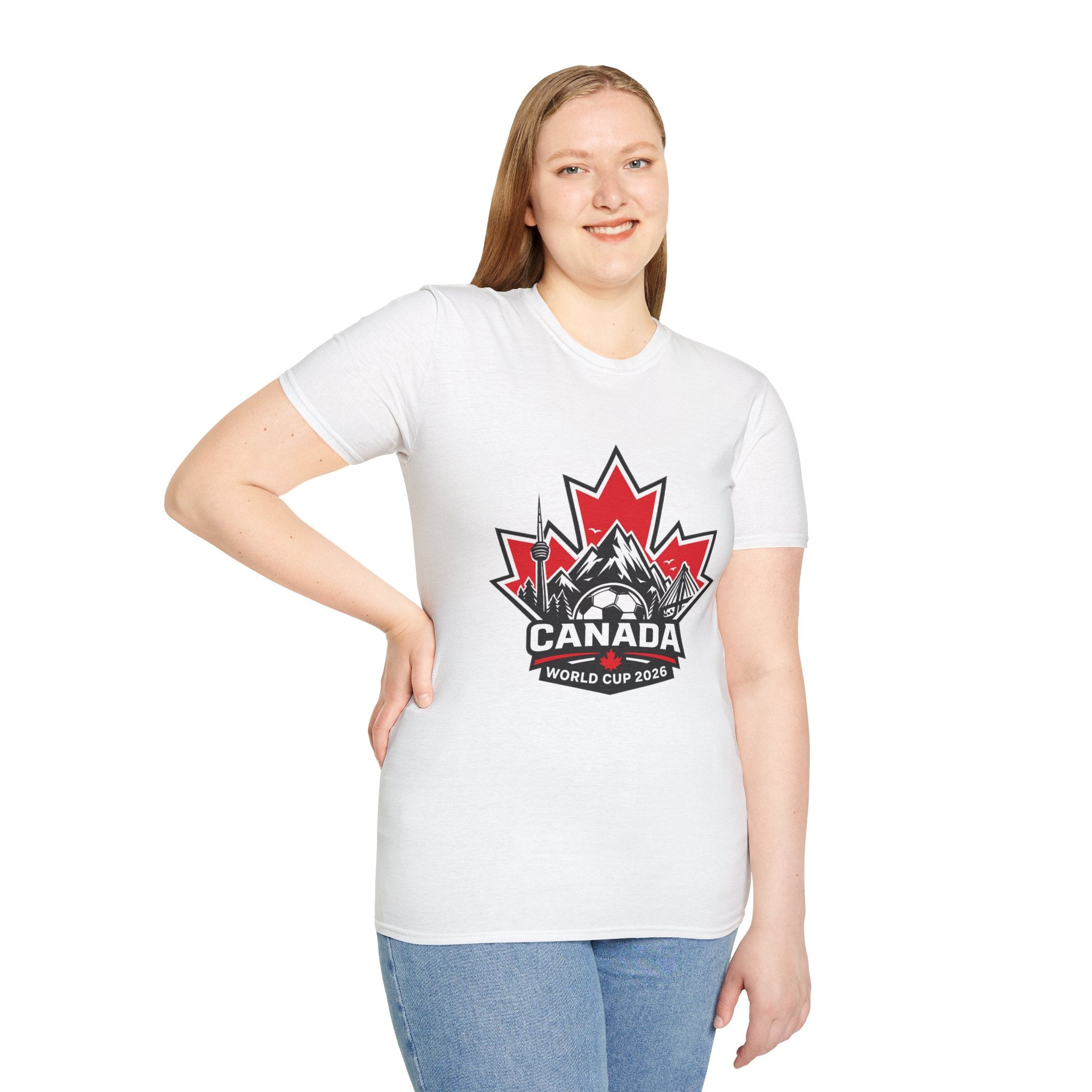 Canada soccer 2026 T‑Shirt — Maple Leaf Mountain Hockey Logo