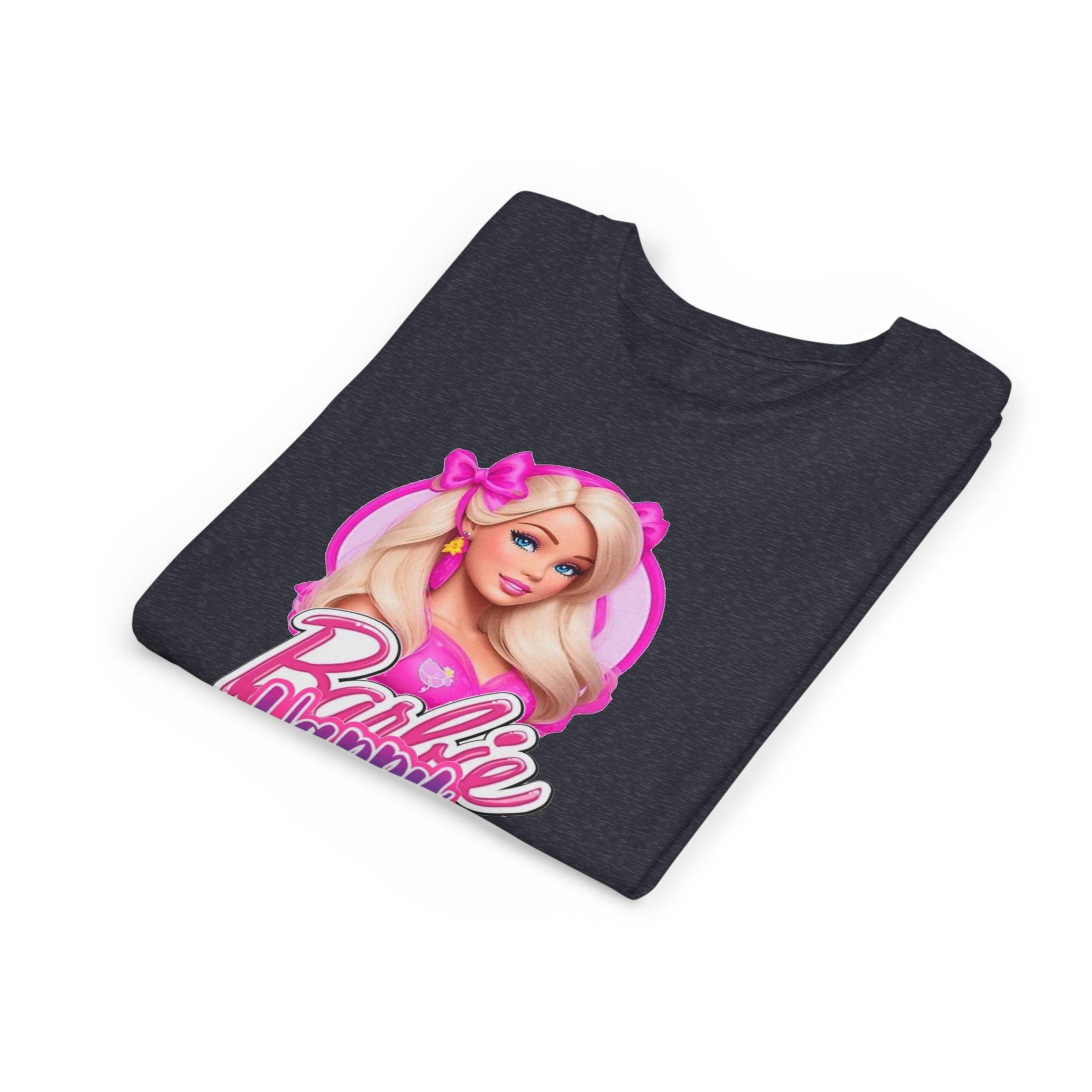 Youth Tee — "Barbie Happy Birthday" Pink Birthday Graphic Shirt