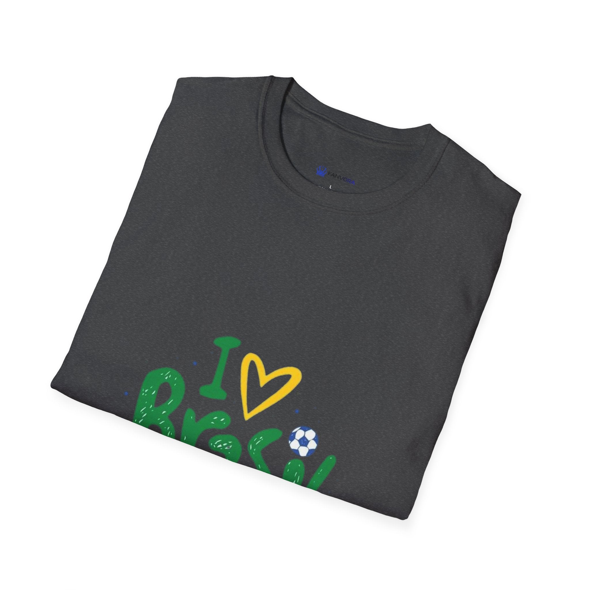 Brazil Soccer T-Shirt — I  Brazil Football Fan Tee