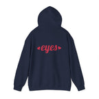 Valentine Hearts Hoodie — "I Only Have Eyes for You" Romantic Pullover.