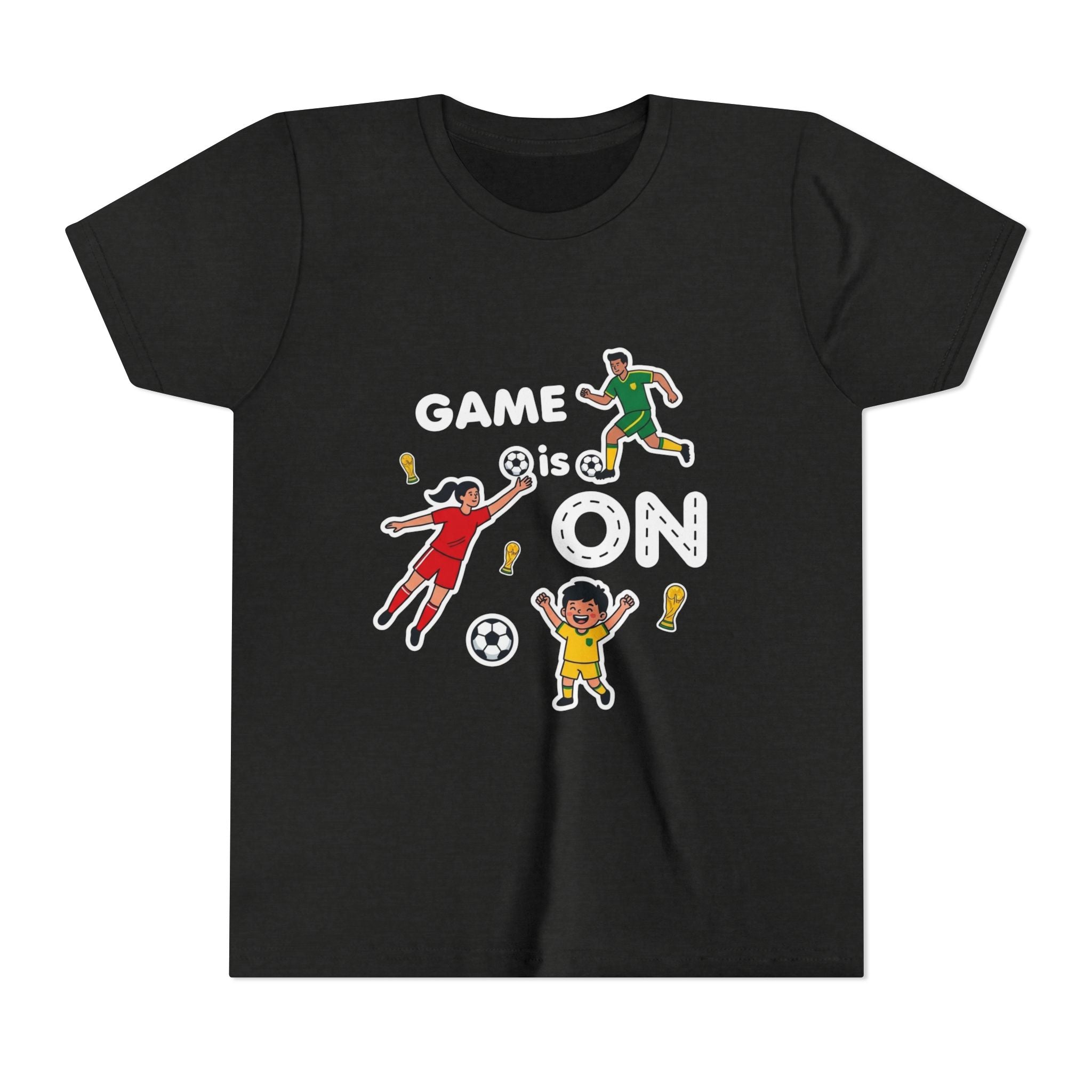 Kids Soccer Players T-Shirt 2026— Youth Football Team Tee