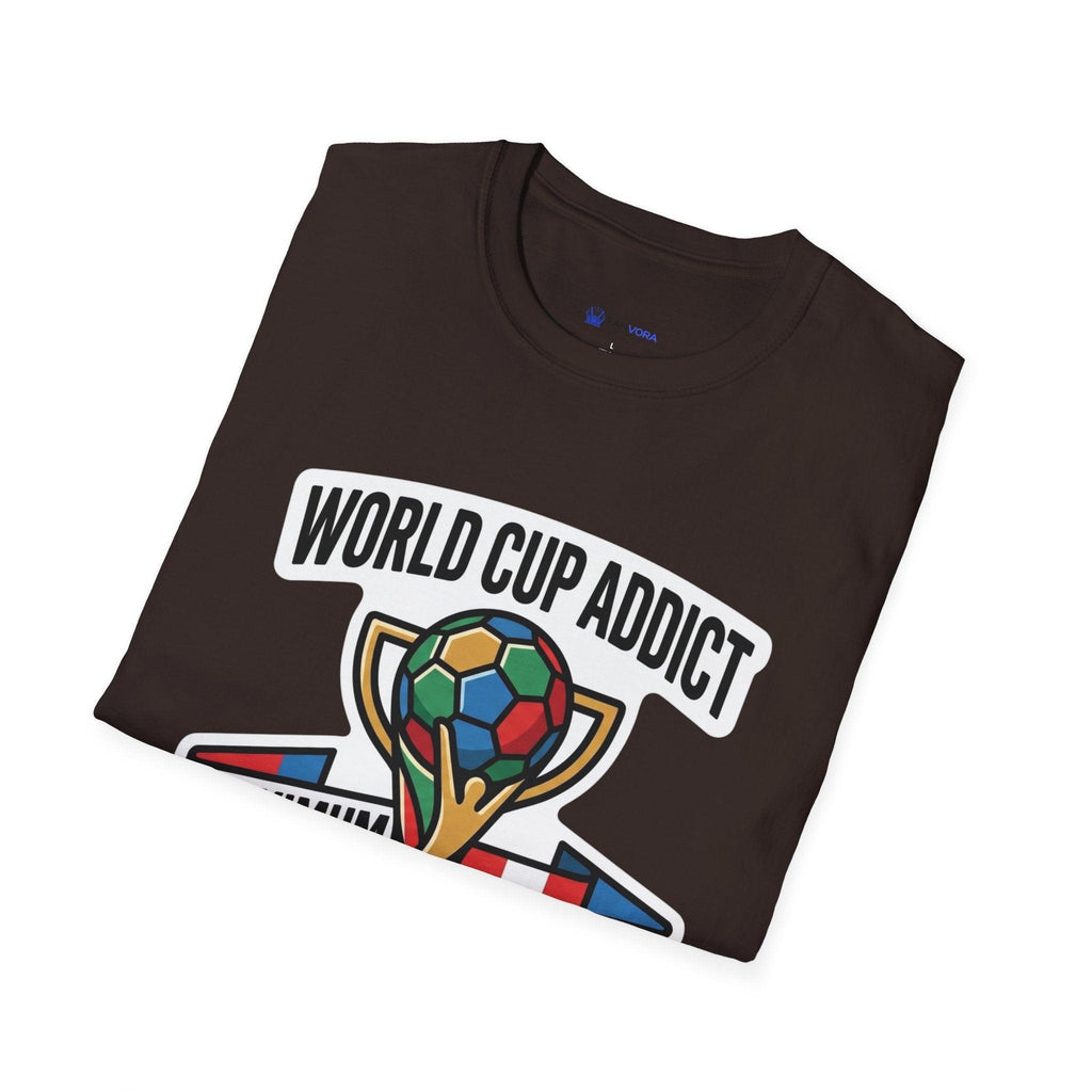 Unisex - World Cup Addict T-Shirt - "Maximum Fan Mode Activated" 2026 USA Mexico Canada Soccer Tee.