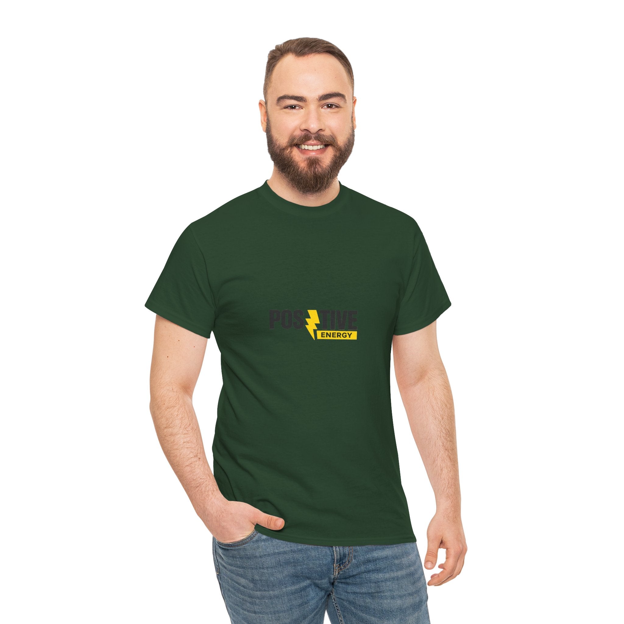 Positive Energy T-Shirt — Minimal Motivational Tee