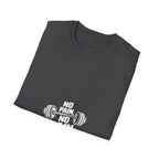 No Pain No Gain Barbell T-Shirt — Fitness Gym Workout Tee