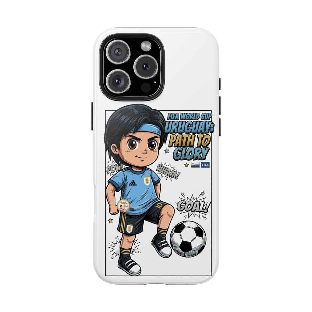 Uruguay Soccer Phone Case — Path to Glory "Goal!" Design