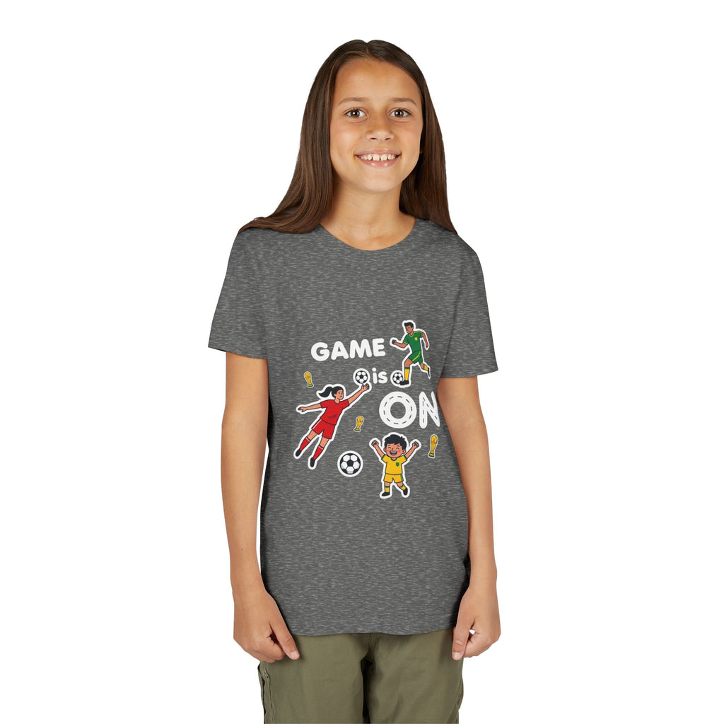 Kids Soccer Players T-Shirt 2026— Youth Football Team Tee