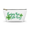 Enjoy the little things inspirational travel pouch