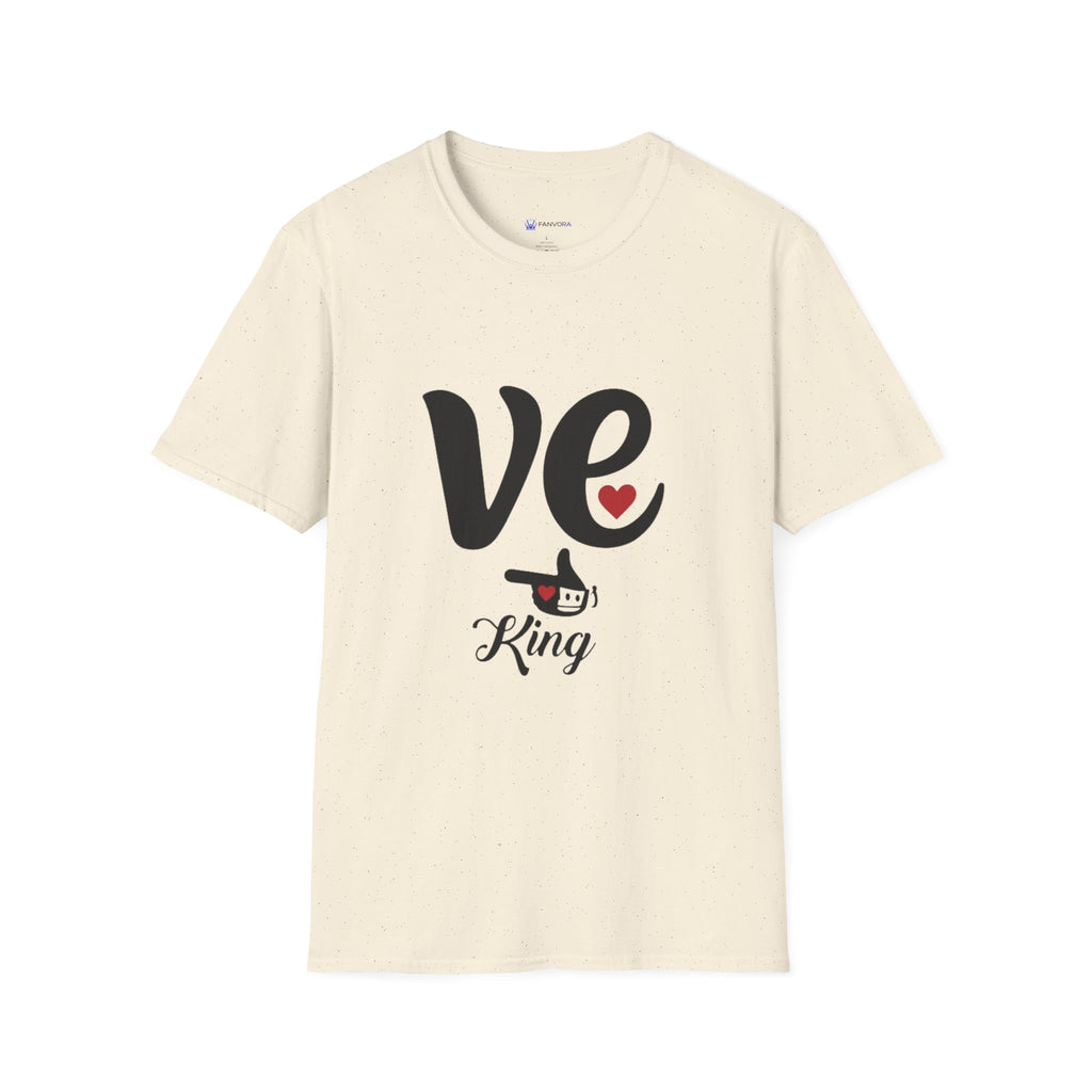 Love King T-Shirt — 've' Heart Graphic Tee