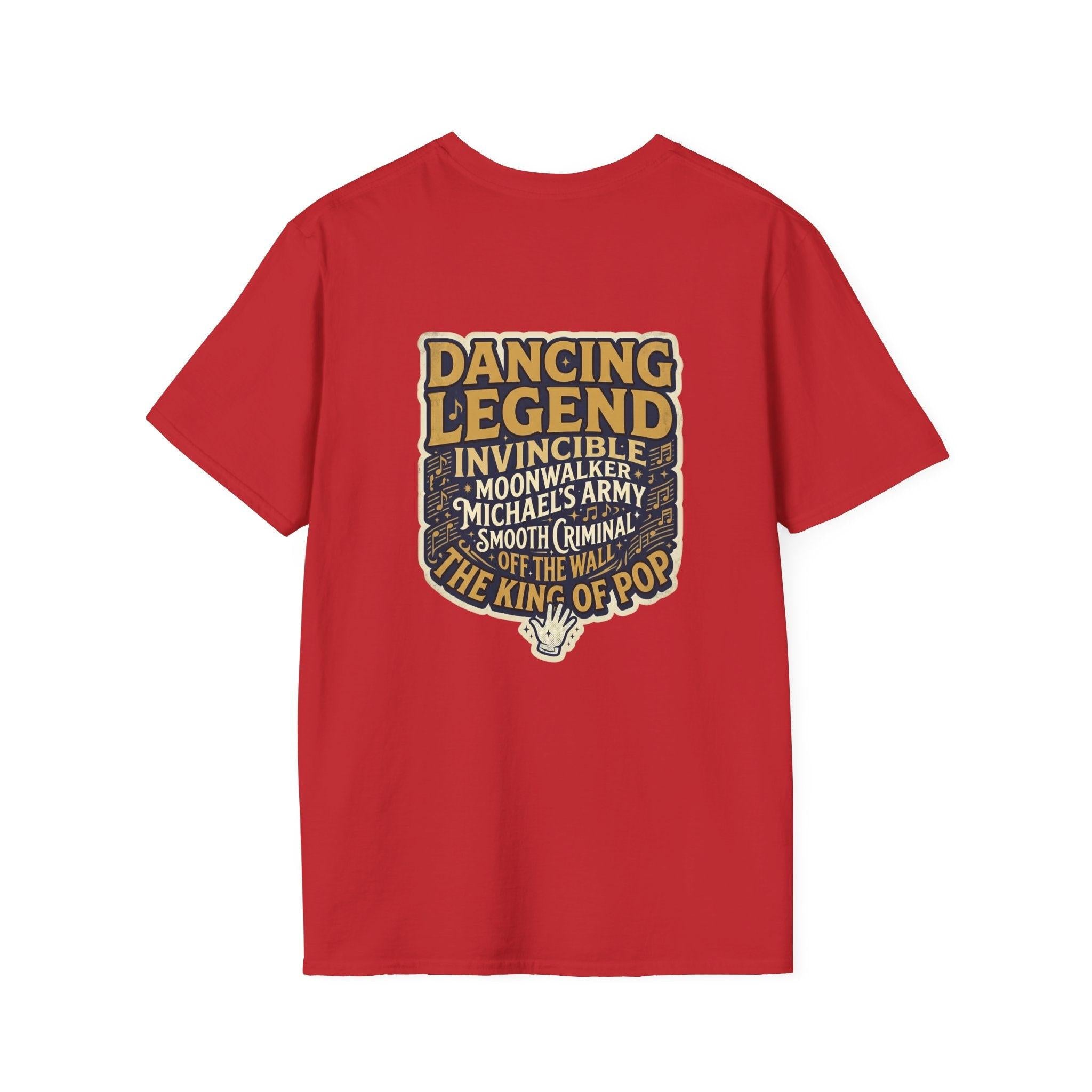 Dancing Legend T-Shirt — "The King of Pop" Retro Michael Tribute.