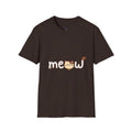 Cat Meow T-Shirt — Cute Cartoon Kitty Graphic Tee