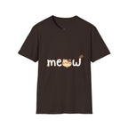 Cat Meow T-Shirt — Cute Cartoon Kitty Graphic Tee