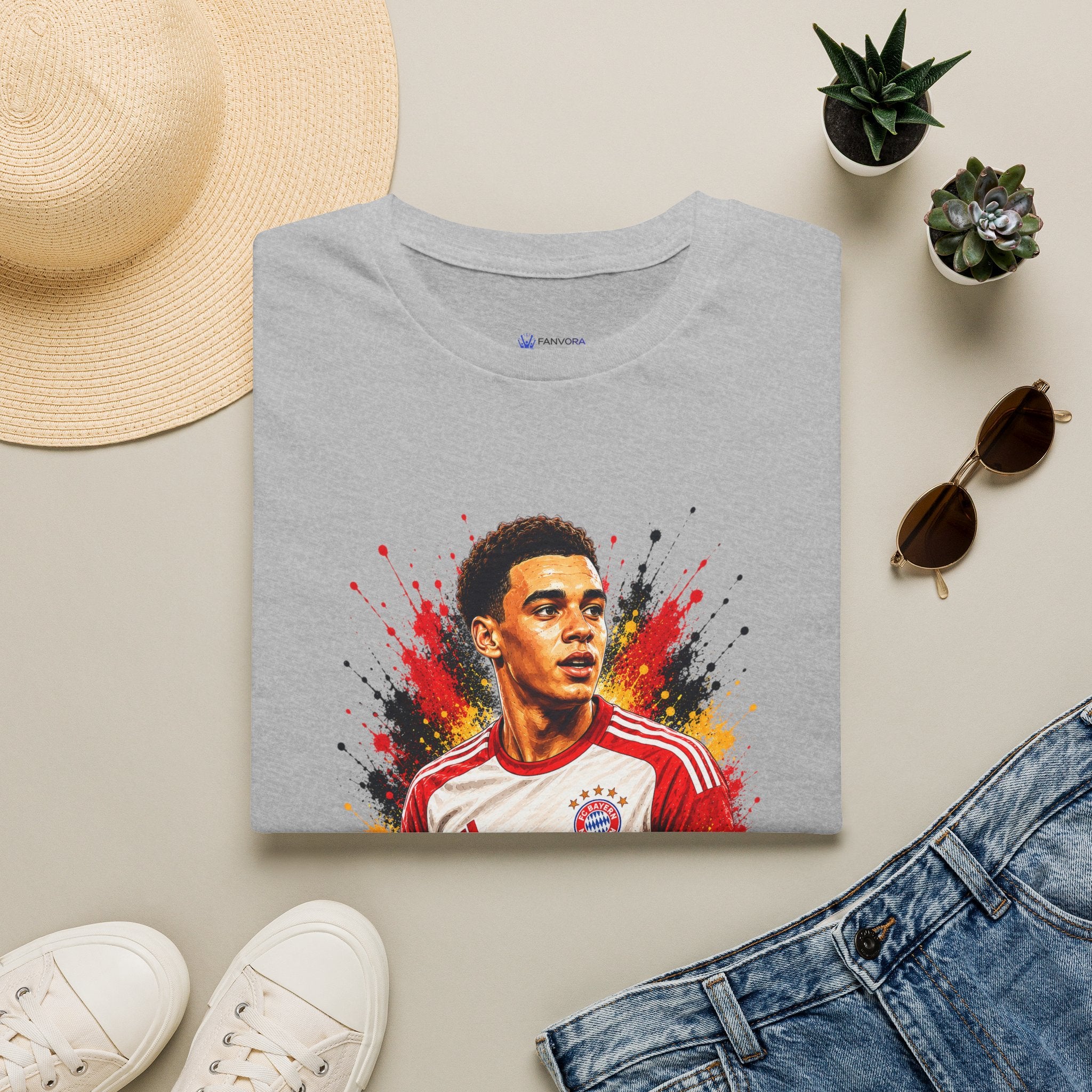 Soccer Player Jersey T-Shirt — Germany Legend Portrait Graphic Tee