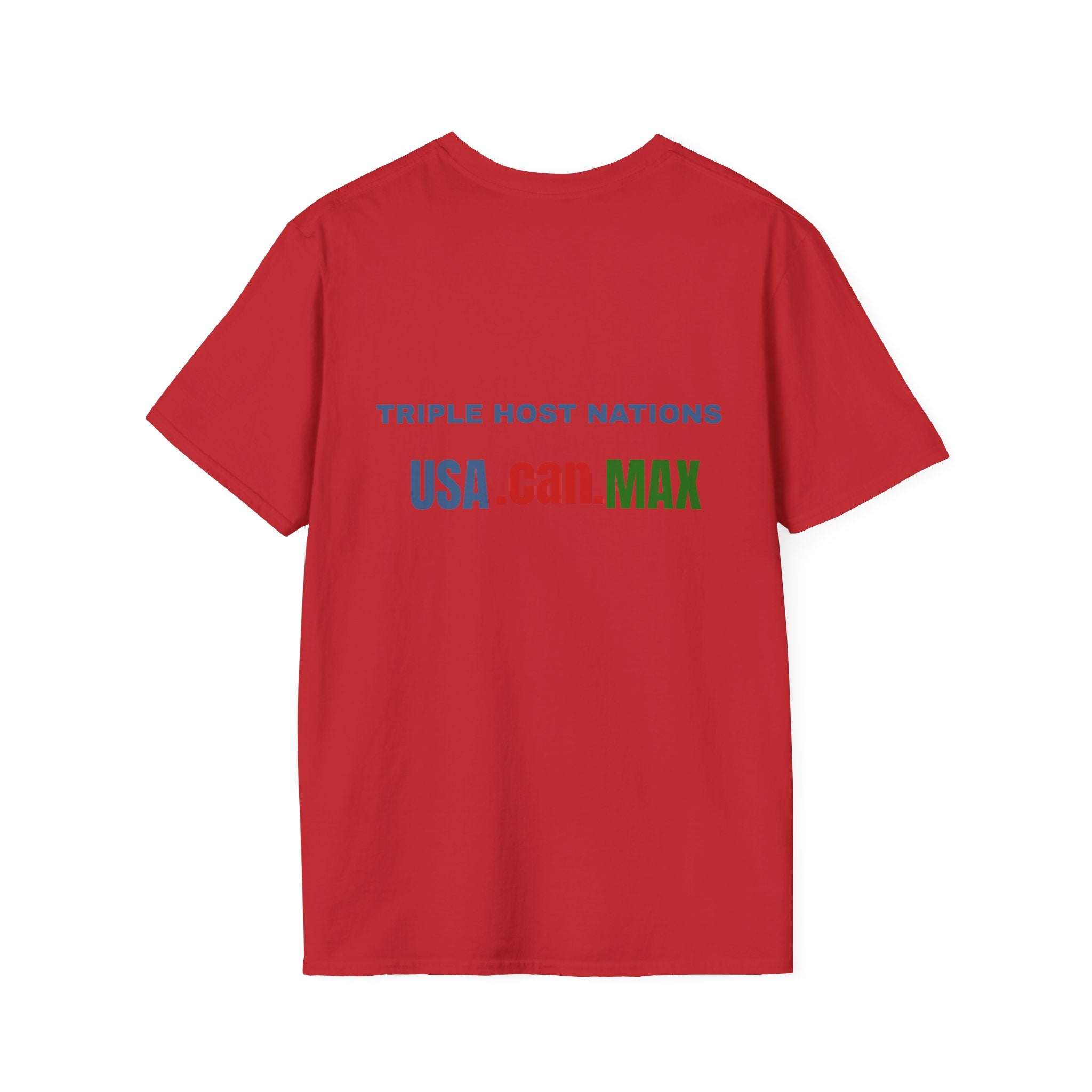 Soccer  Cup T-Shirt – "Go Team! Cup Soccer" USA Flag Design