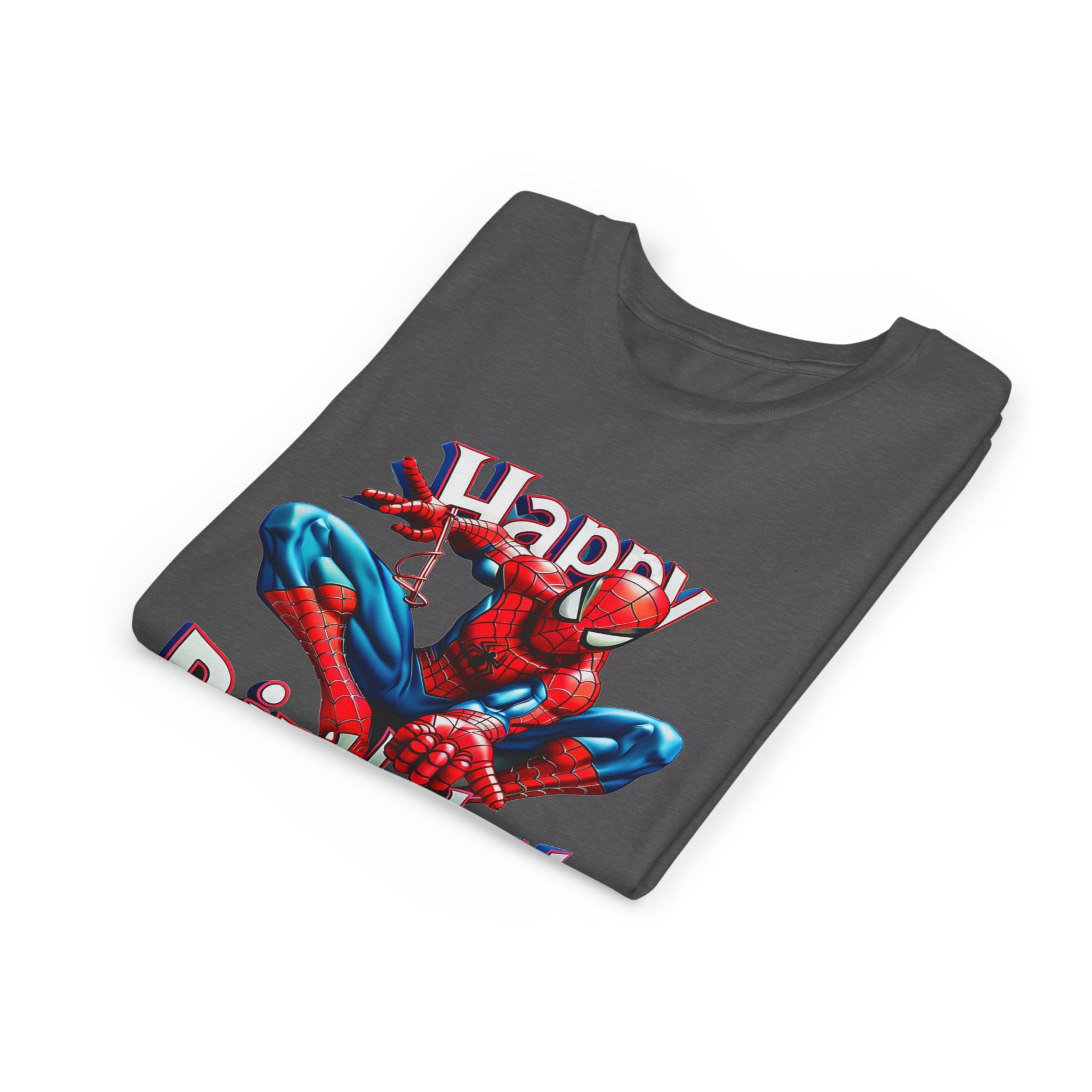 Spider Hero "Happy Birthday" Youth Tee
