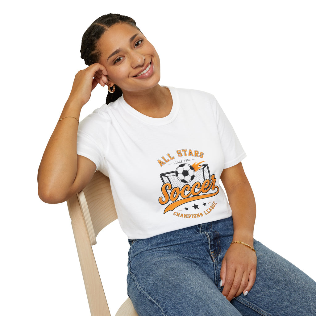 Soccer All Stars T-Shirt — Vintage Goal & Ball Sports Tee