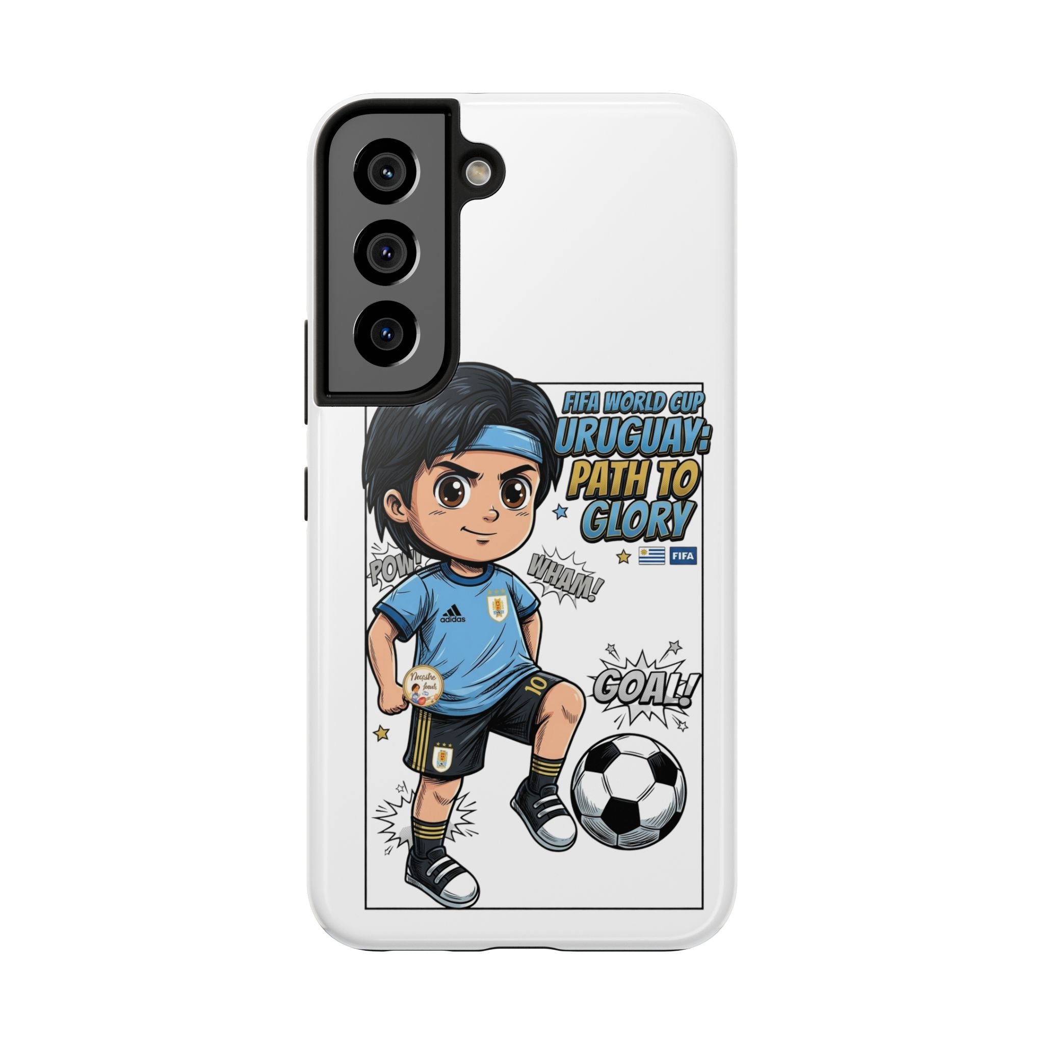 Uruguay Soccer Phone Case — Path to Glory "Goal!" Design