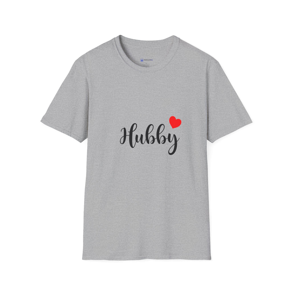 Hubby Heart T-Shirt — Cute 'Hubby' Graphic Tee for Wives & Anniversaries