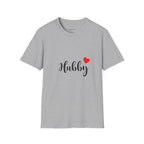 Hubby Heart T-Shirt — Cute 'Hubby' Graphic Tee for Wives & Anniversaries