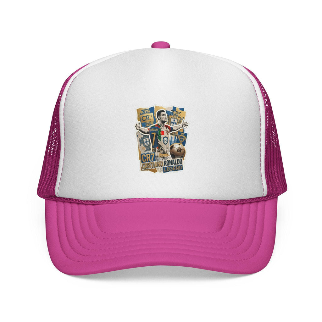 CR7 Fan Inspited Cap — Vintage Soccer Fan Mesh Hat.