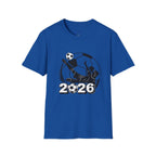 Soccer 2026 T-Shirt — Futbol Player Kick Graphic Tee