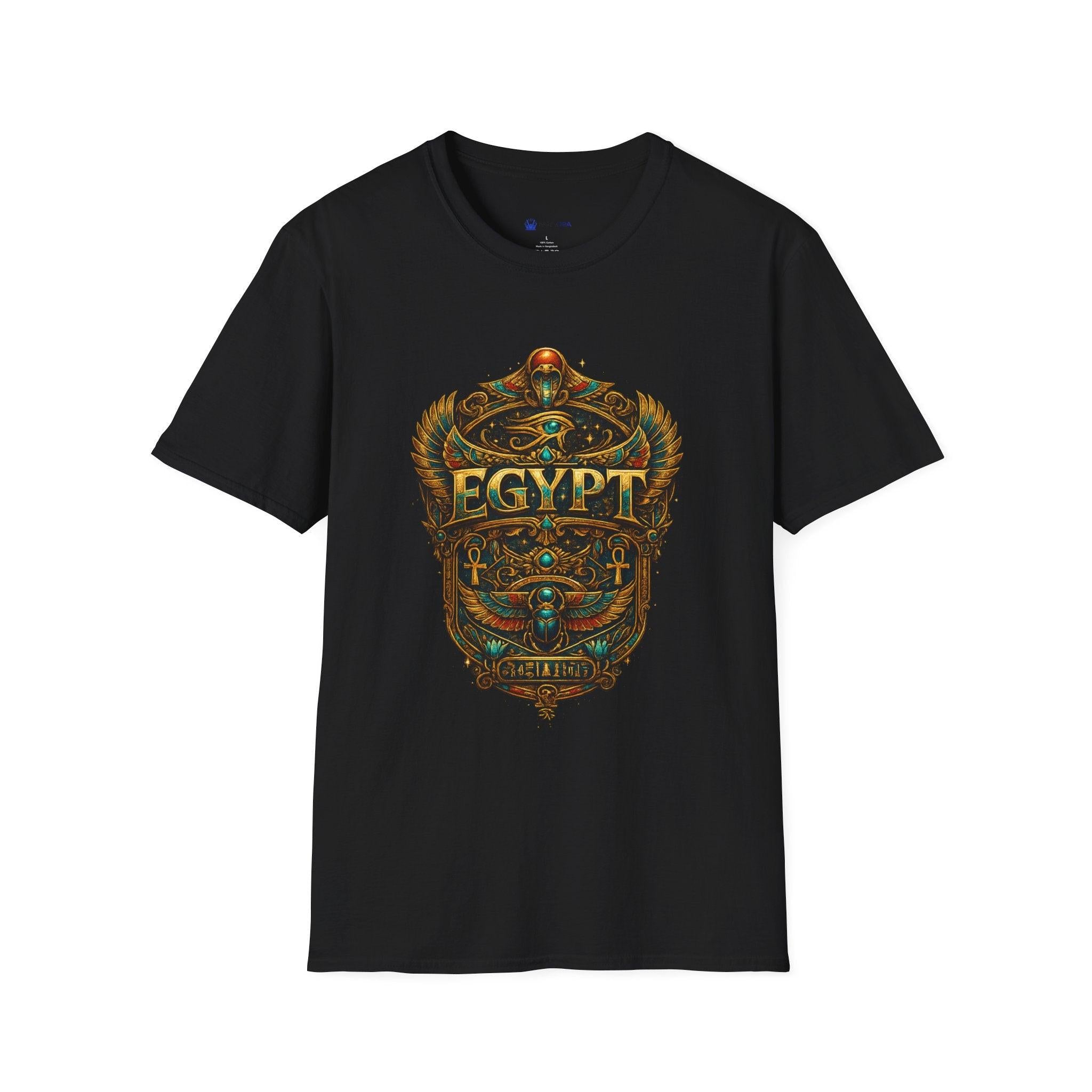 Egyptian themed Scarab T-Shirt — Vintage Egypt Graphic Tee.