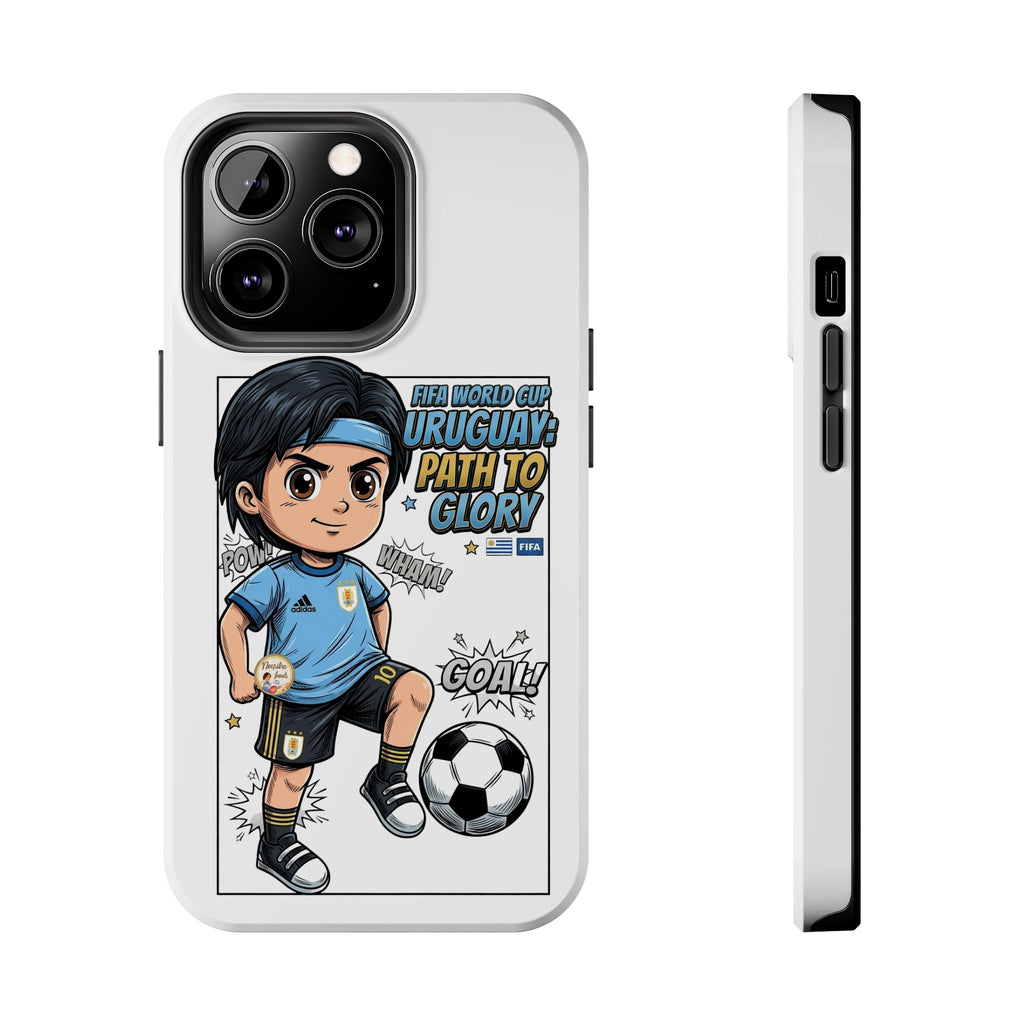 Uruguay Soccer Phone Case — Path to Glory "Goal!" Design