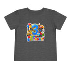 Toddler Birthday Tee — "3" Race Car Happy Birthday Shirt