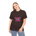 Queen of the Gym T-Shirt — Pink Crown Fitness Tee