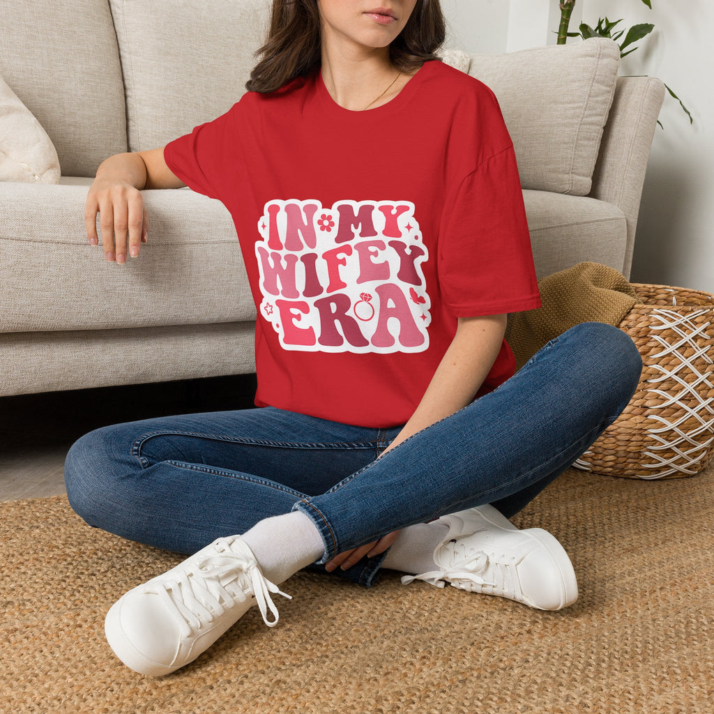 Wifey Era T-Shirt — 'In My Wifey Era' Retro Floral Graphic Tee