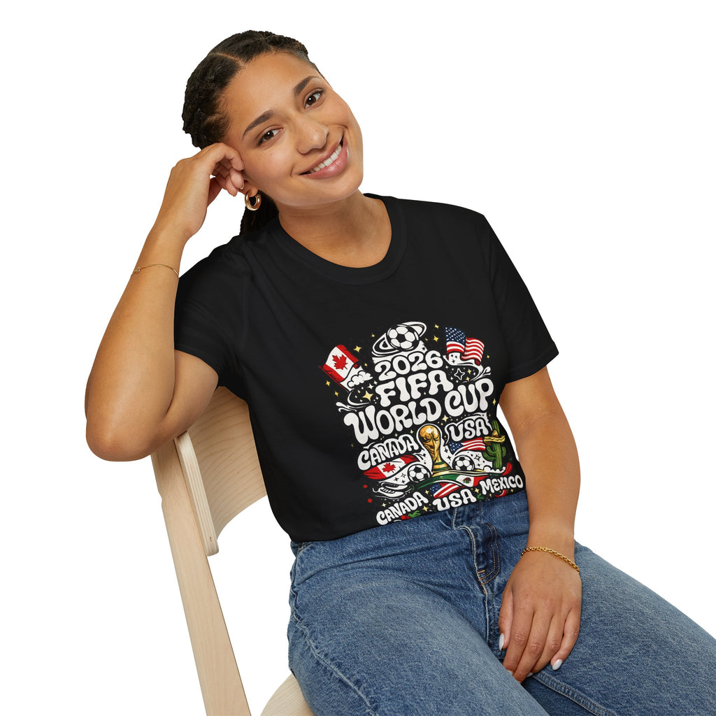 soccer T-Shirt — Canada USA Mexico Fans Shirt