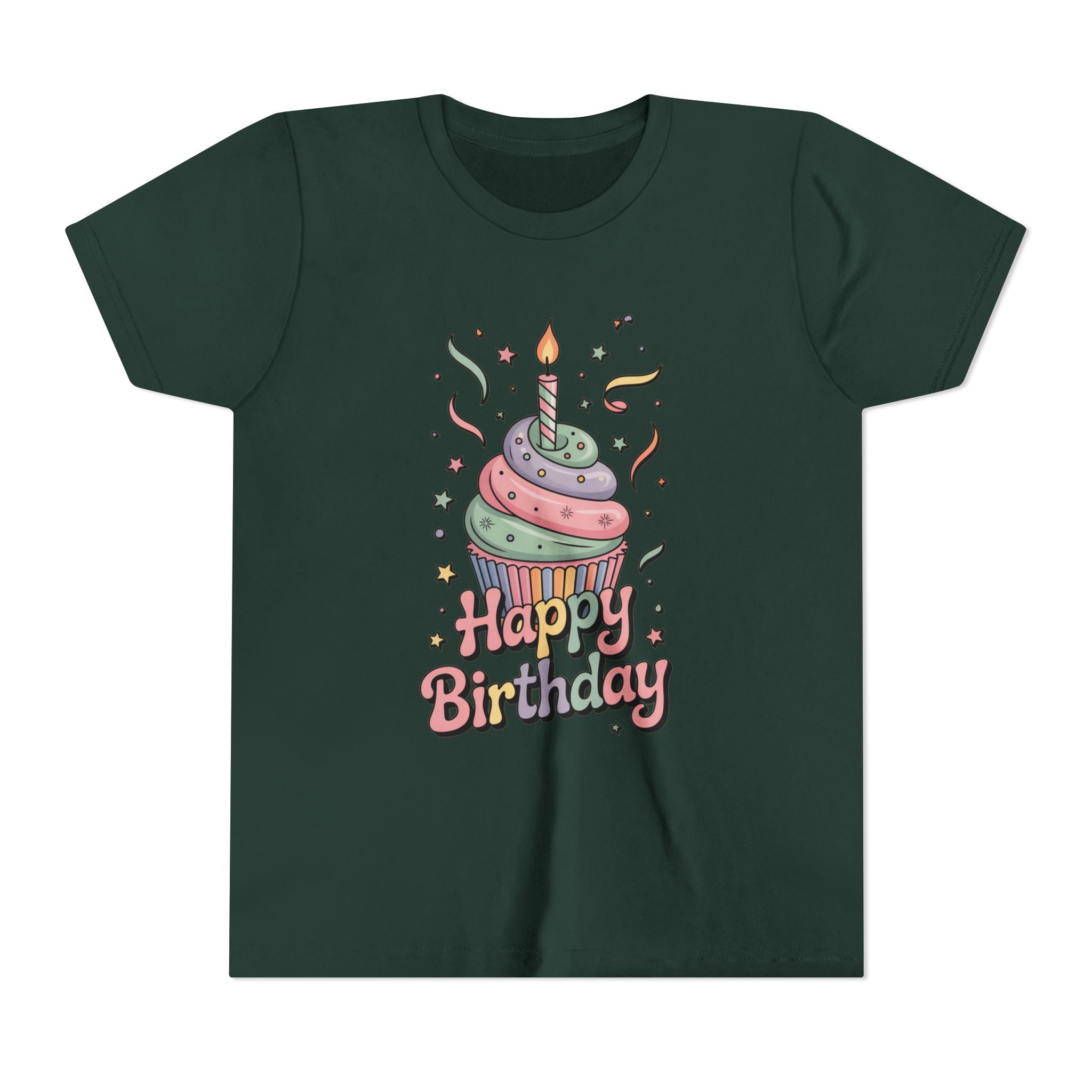 Kids "Happy Birthday" Cupcake Tee