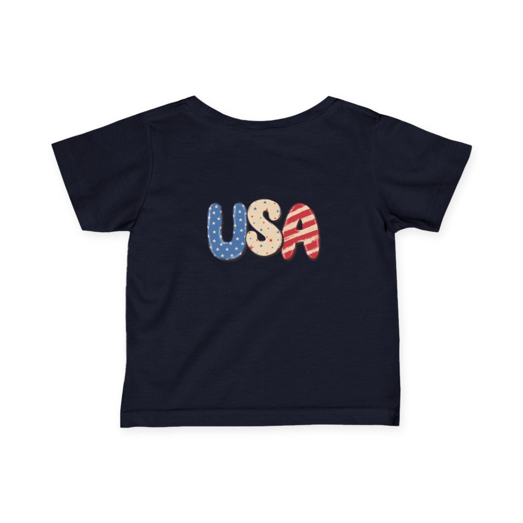 Infant 4th of July Tee — Cute USA Baby Patriotic Shirt