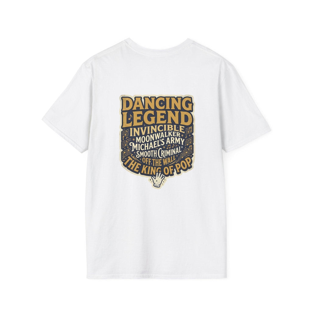 Dancing Legend T-Shirt — "The King of Pop" Retro Michael Tribute.