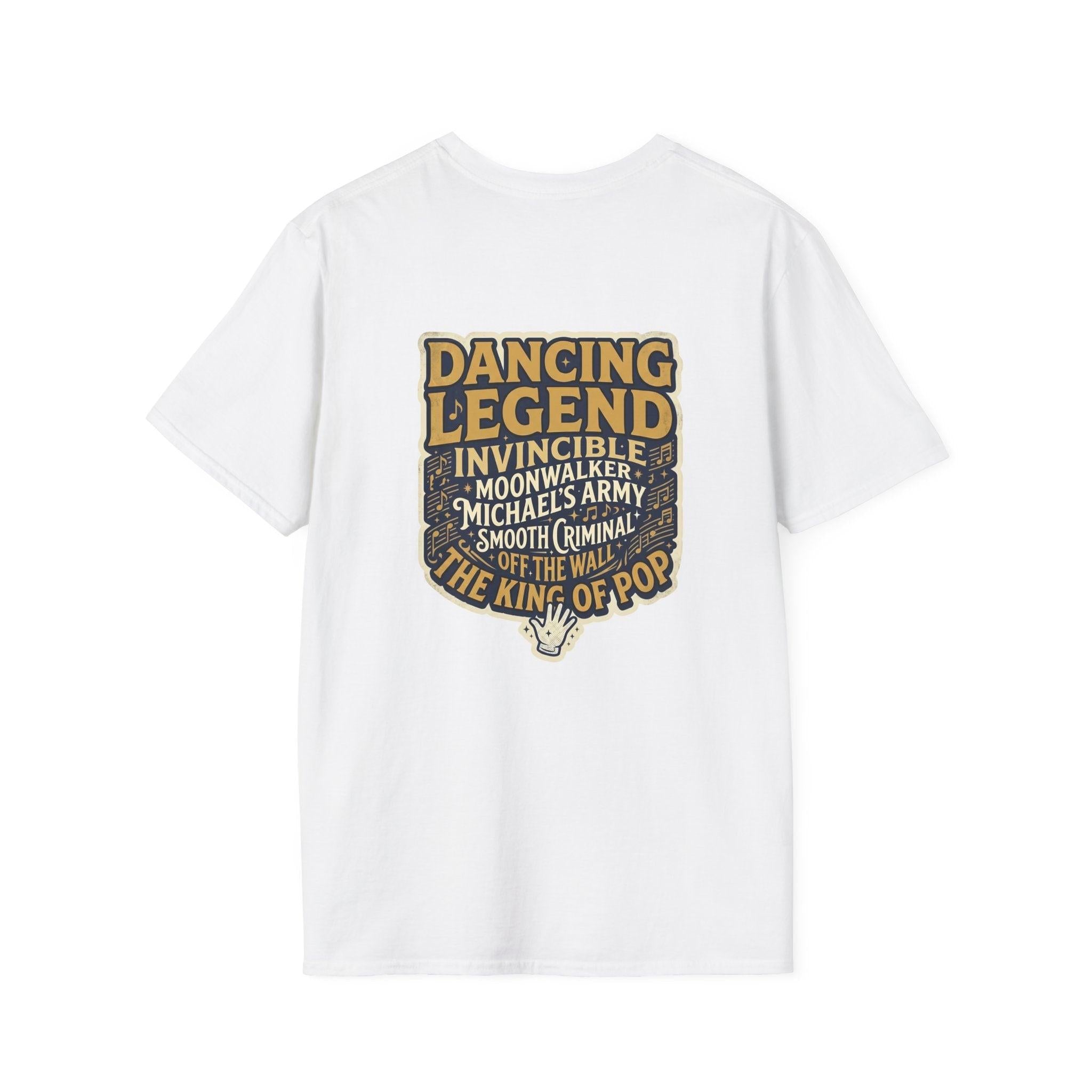 Dancing Legend T-Shirt — "The King of Pop" Retro Michael Tribute.