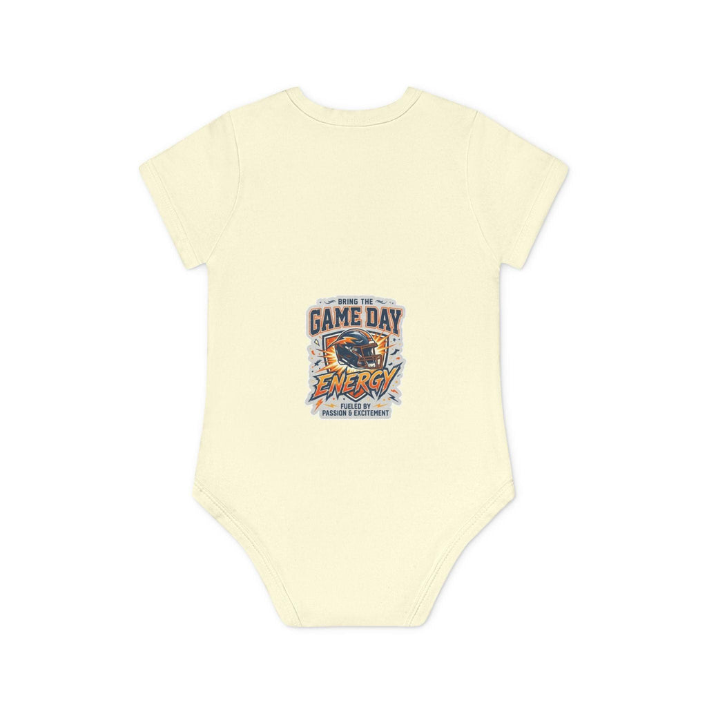 Baby Bodysuit - "France #10 Footballer Rising Star Fan Version" Future Soccer Player & Game Day Energy Organic Baby Onesie.